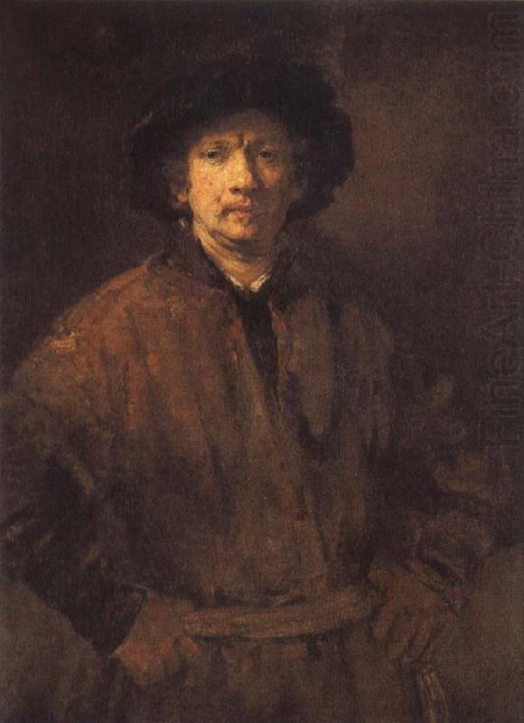 REMBRANDT Harmenszoon van Rijn The Large Self-Portrait oil painting picture